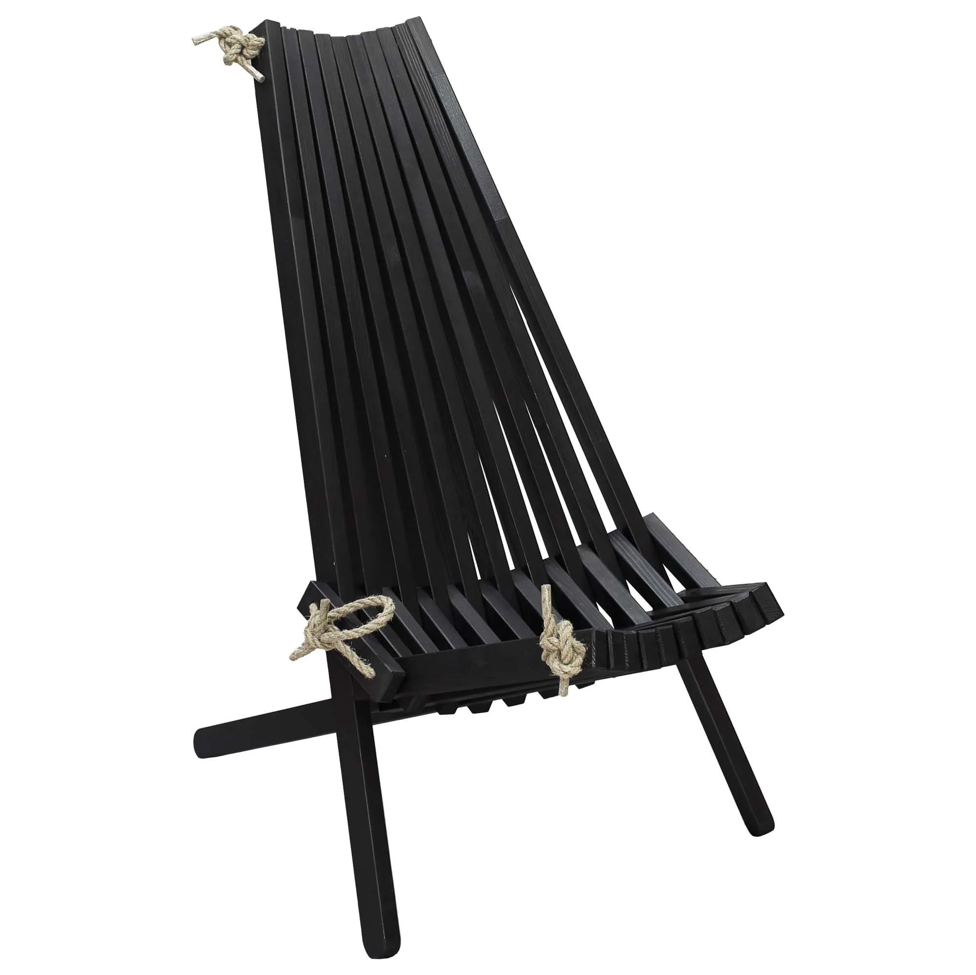Trädgårdsstol Baltic Garden Calcutta Svart
