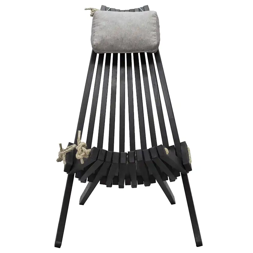 Trädgårdsstol Baltic Garden Calcutta Svart