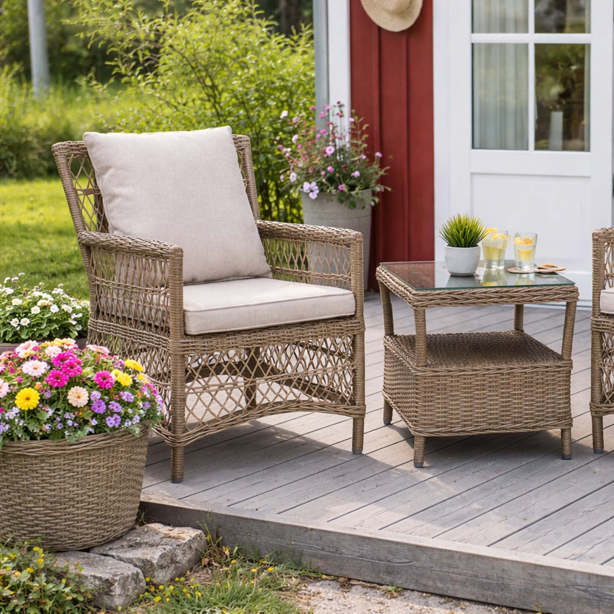 Trädgårdsfåtölj Baltic Garden Aruba 2-pack