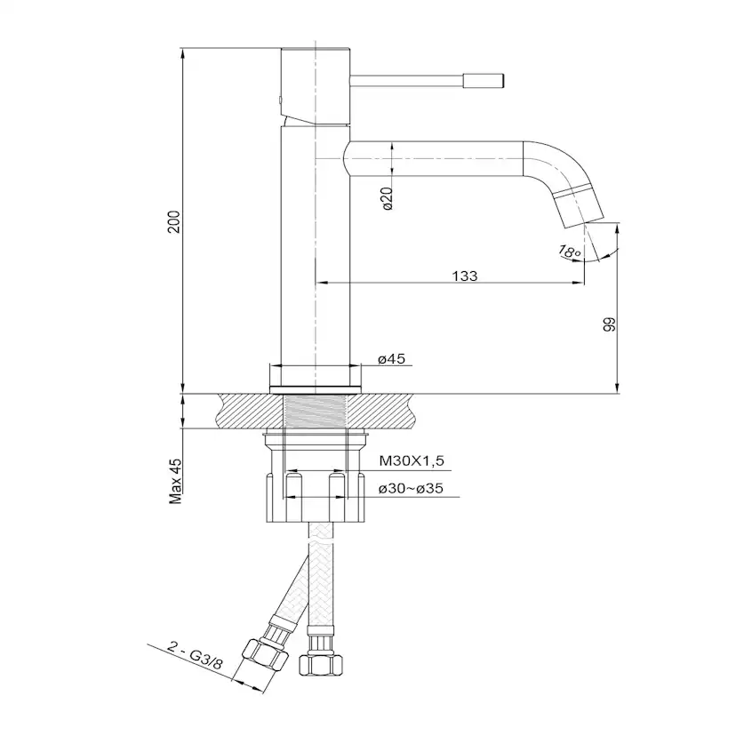 Blandarpaket Hafa Fine Ø250