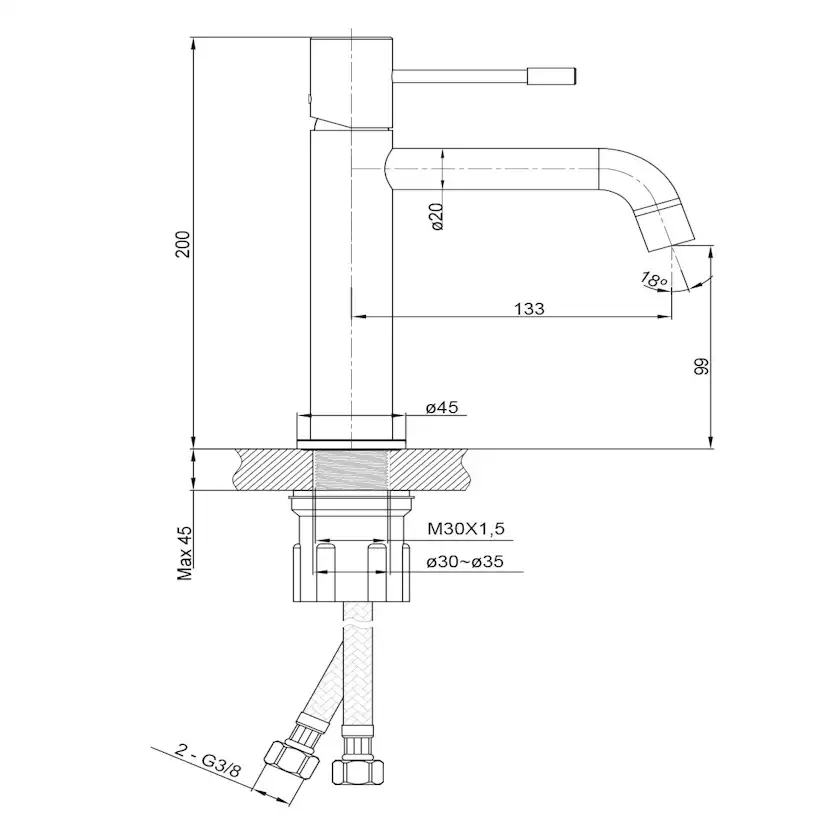 Blandarpaket Hafa Fine Ø300
