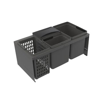 Källsorteringskärhållare Beslag Design Cube Compact 800 Eco