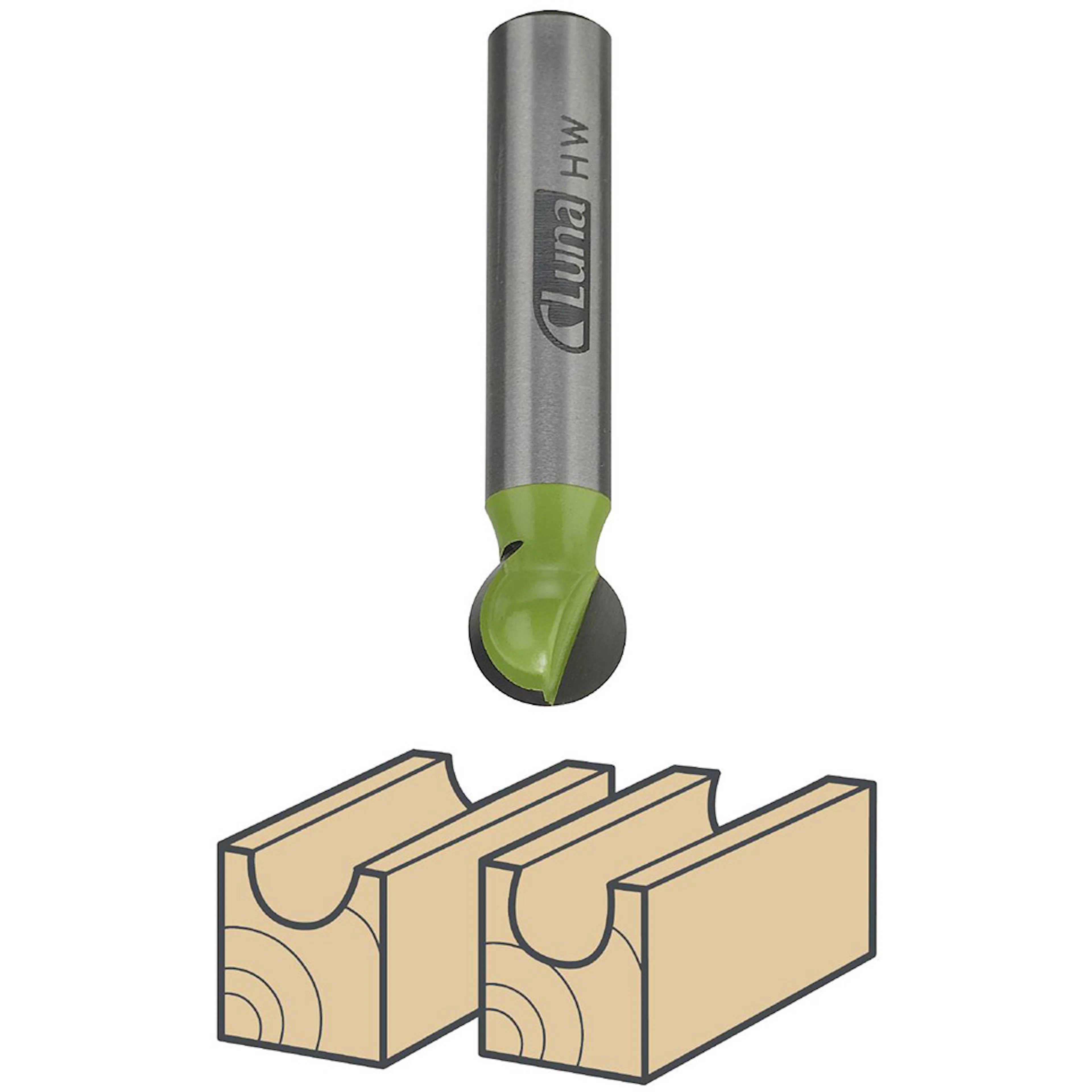Kornischfräsar Luna Tools För Trä