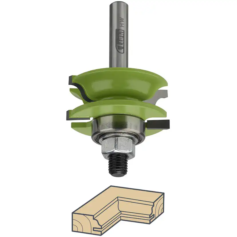 Kontraprofilfräsar Luna Tools För Trä