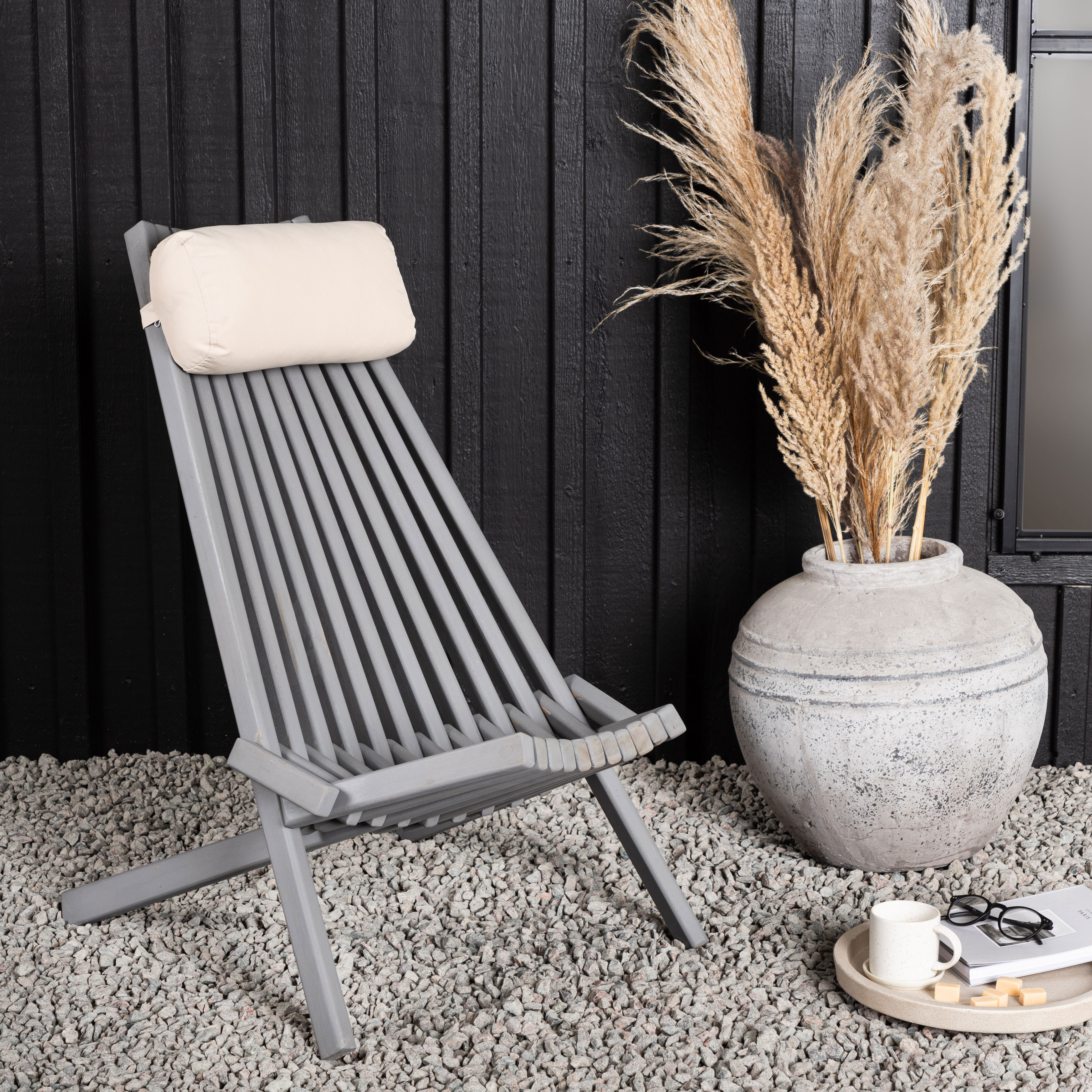 Loungefåtölj Venture Home Asta med Nackkudde Utomhus