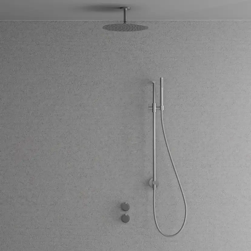 Takduschset Scandtap Steel Harmonized 5Y för Inbyggnad