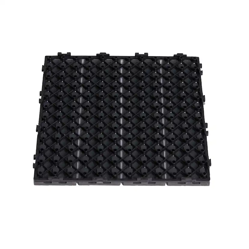 Terrassplatta Hortus Komposit 30X30 cm Antracitgrå 4-Pack