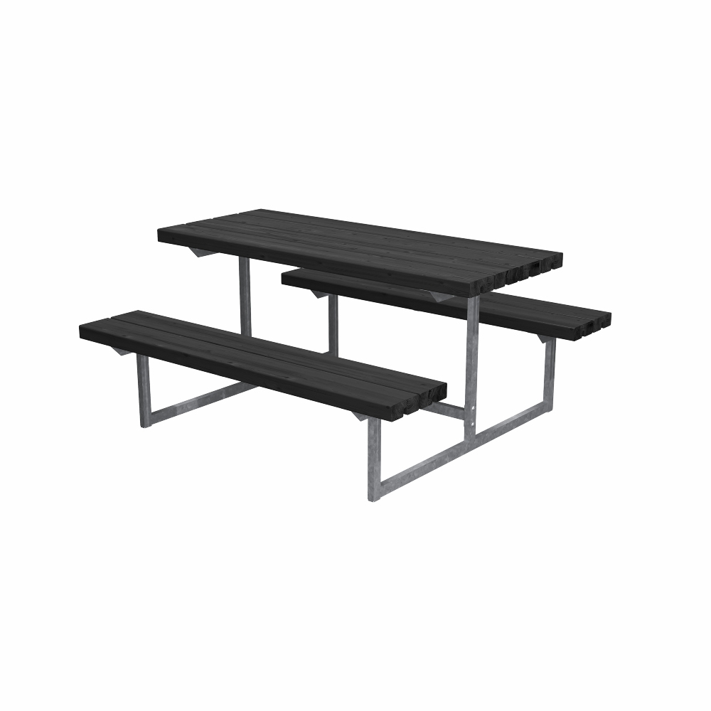 Bord/Bänkset PLUS Basic Junior 118 cm Svart