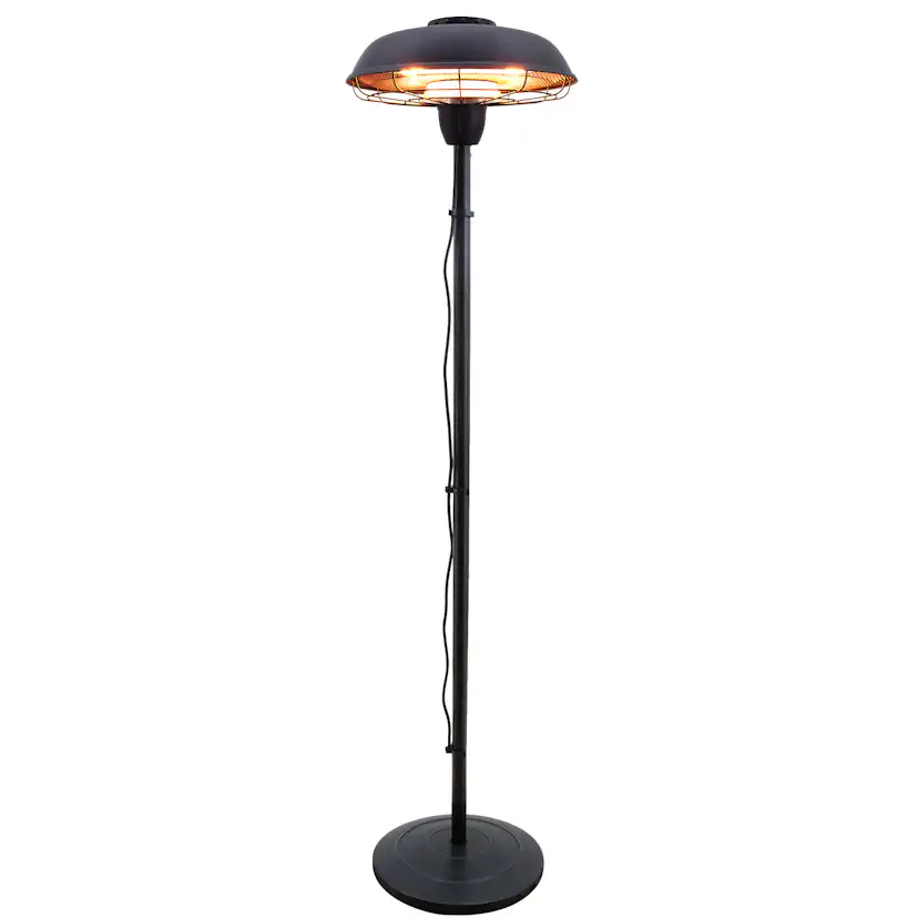 Terrassvärmare HORTUS 2100W Golvmodell HA Svart