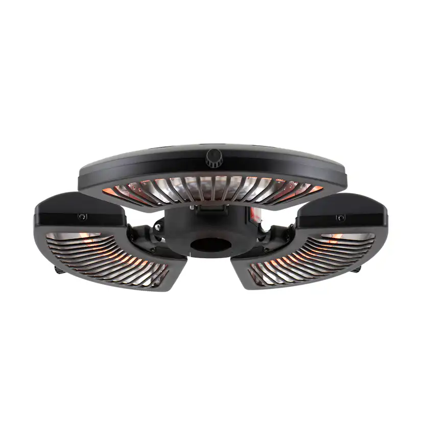 Terassvärmare Hortus Parasoll 800/1600/2400 W Svart