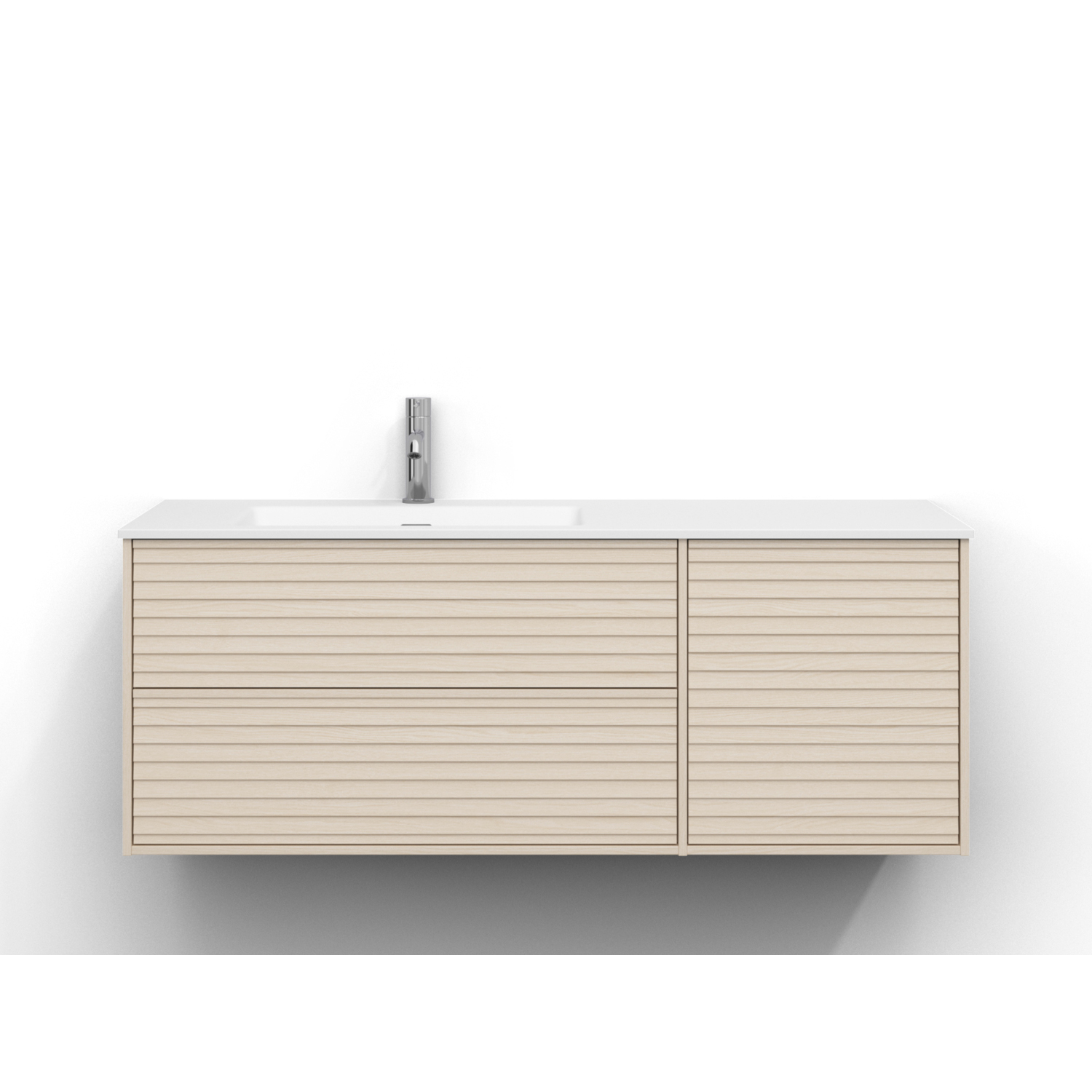 Tvättställsskåp Svedbergs Epos 120x45 med 2+1 Lådor