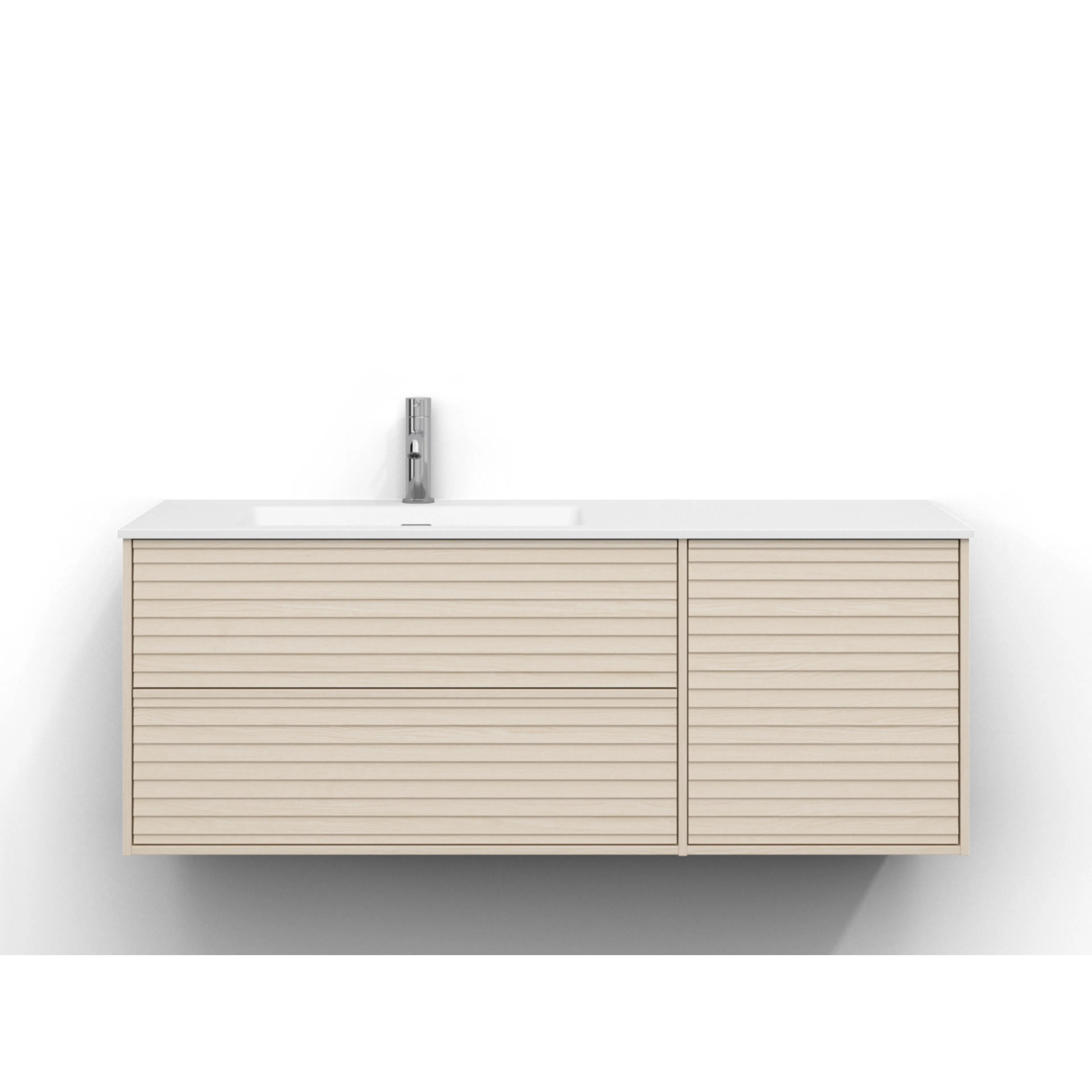 Tvättställsskåp Svedbergs Epos 120x45 med 2+1 Lådor