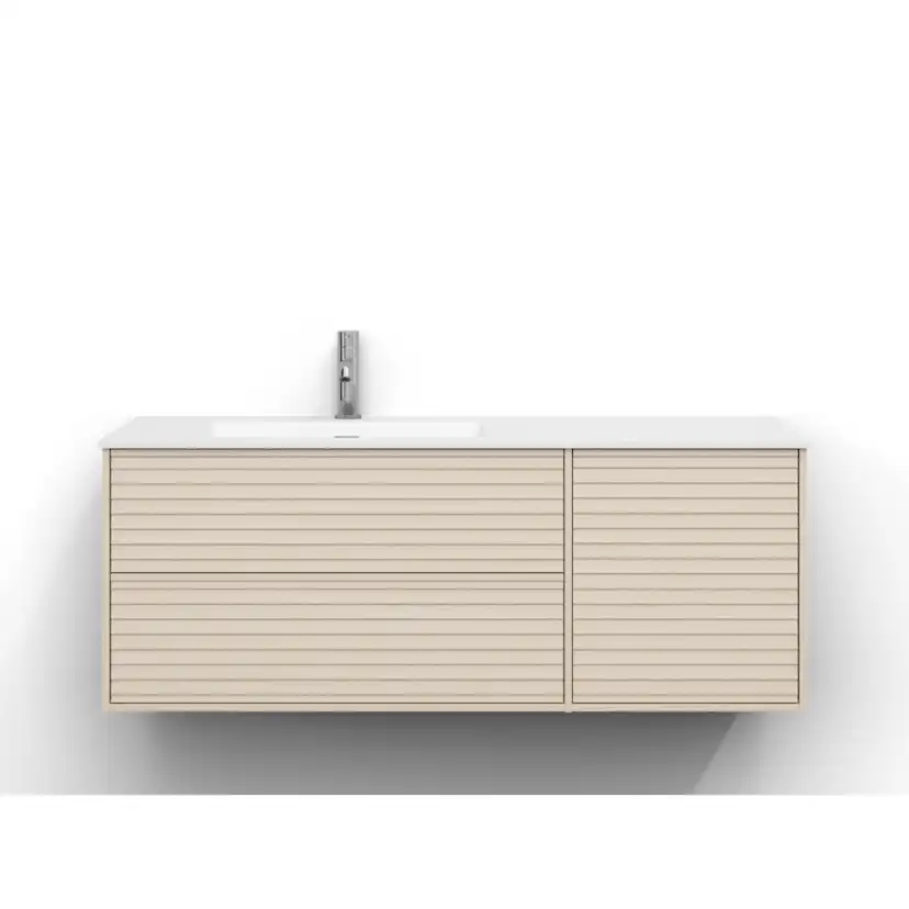 Tvättställsskåp Svedbergs Epos 120x45 med 2+1 Lådor