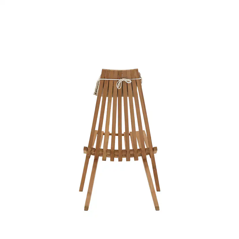 Loungestol Venture Home Kenya Utomhus, Klassisk Trästol i Teak