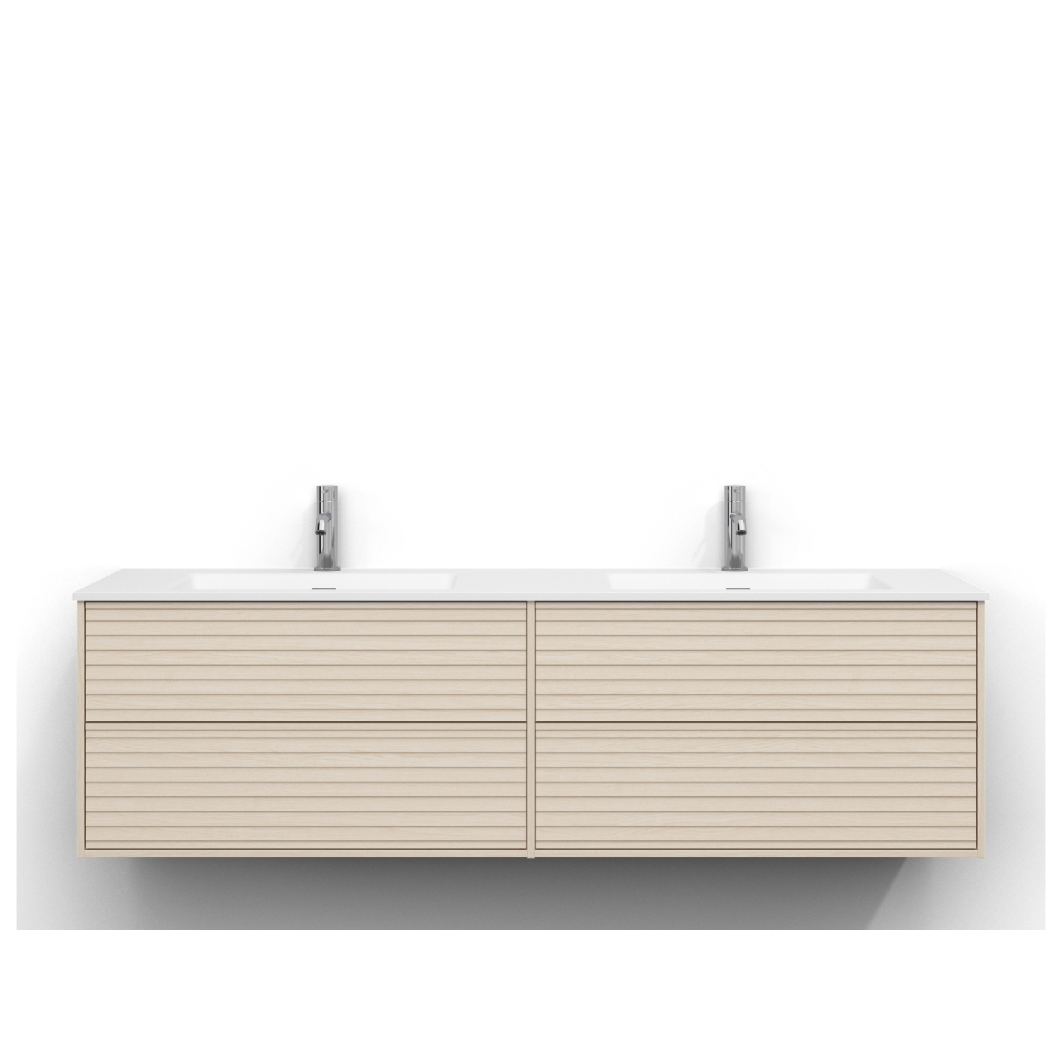 Tvättställsskåp Svedbergs Epos 160x45 med 2+2 Lådor