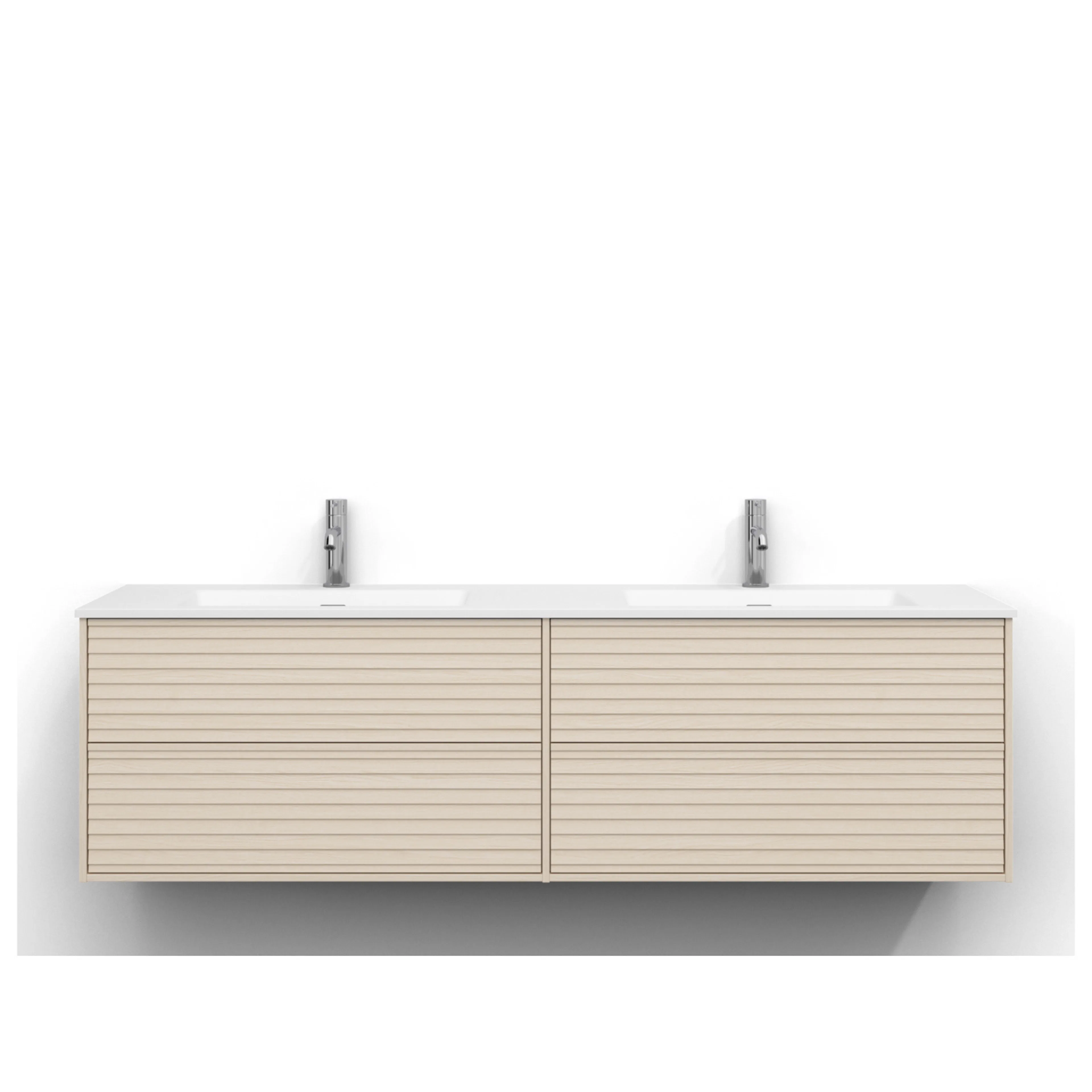 Tvättställsskåp Svedbergs Epos 160x45 med 2+2 Lådor