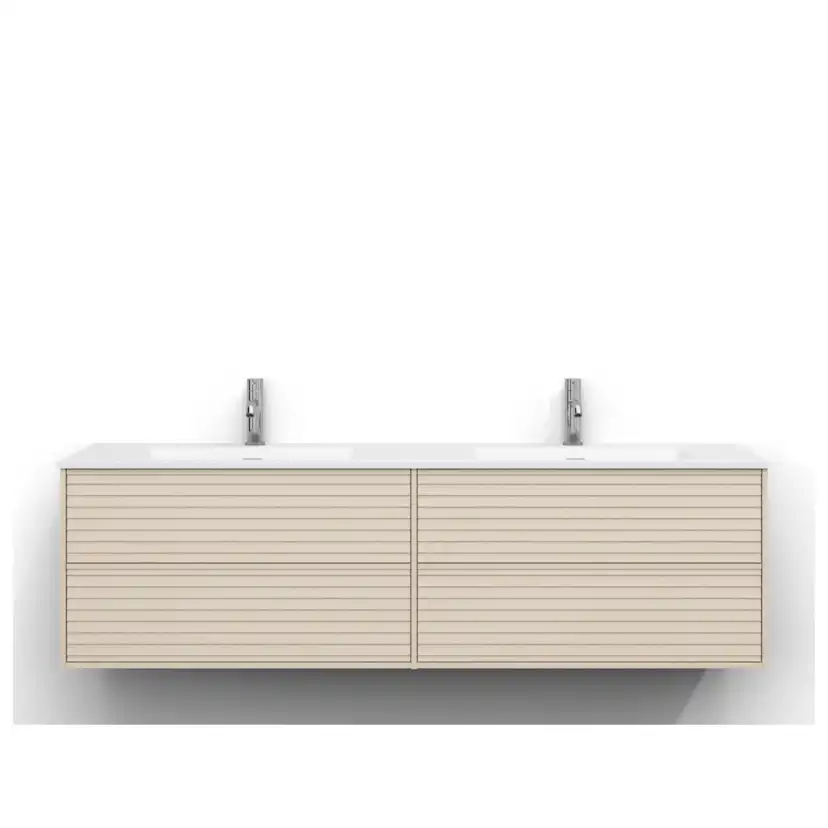 Tvättställsskåp Svedbergs Epos 160x45 med 2+2 Lådor