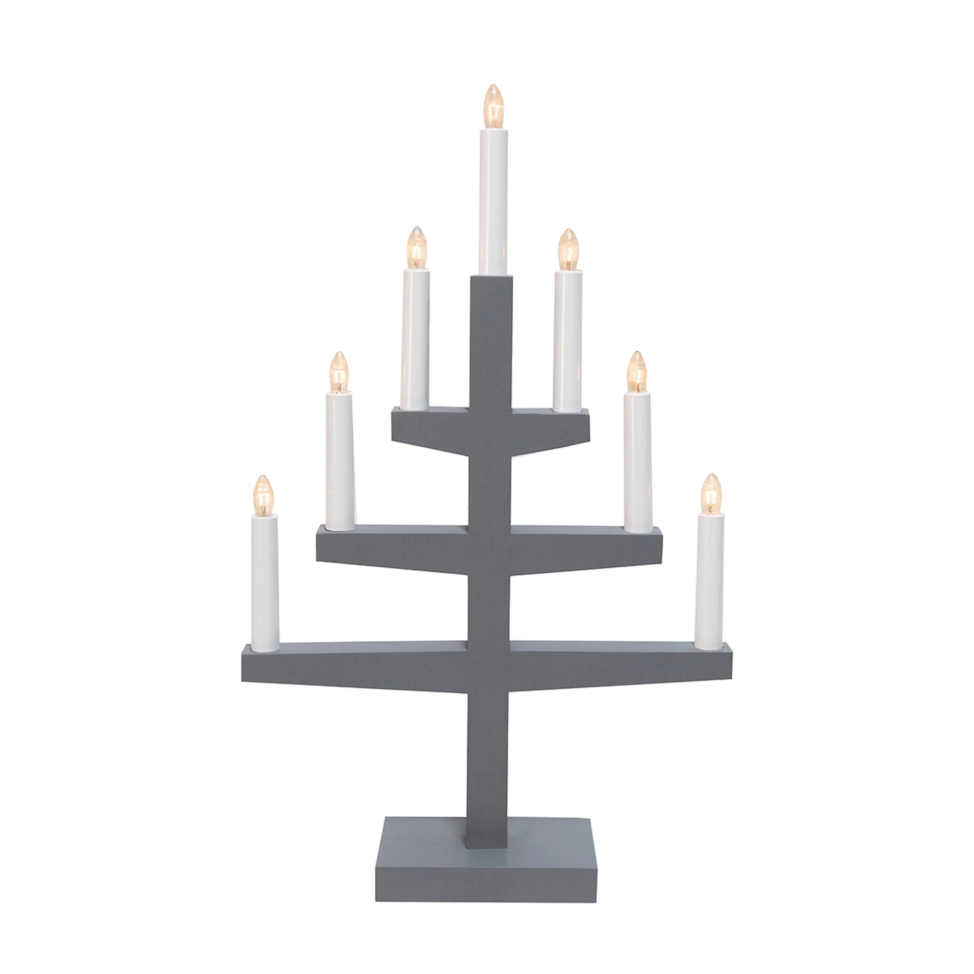 Ljusstake Star Trading Trapp 7-armad Adventsljusstake