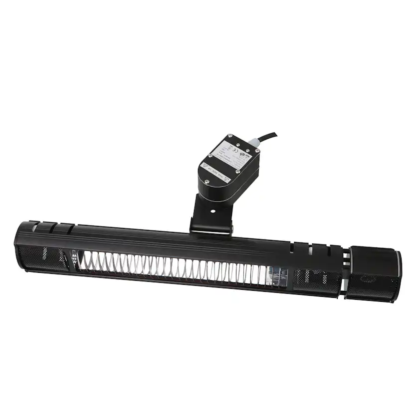 Terassvärmare Heat1 2000W Svart Med Svängning