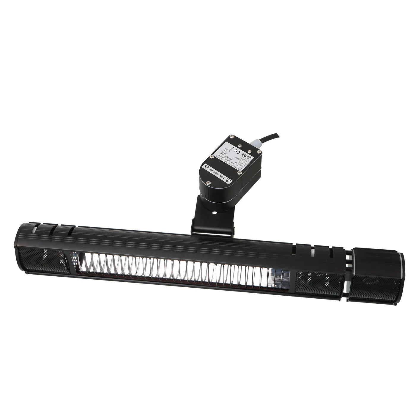 Terassvärmare Heat1 2000W Svart Med Svängning