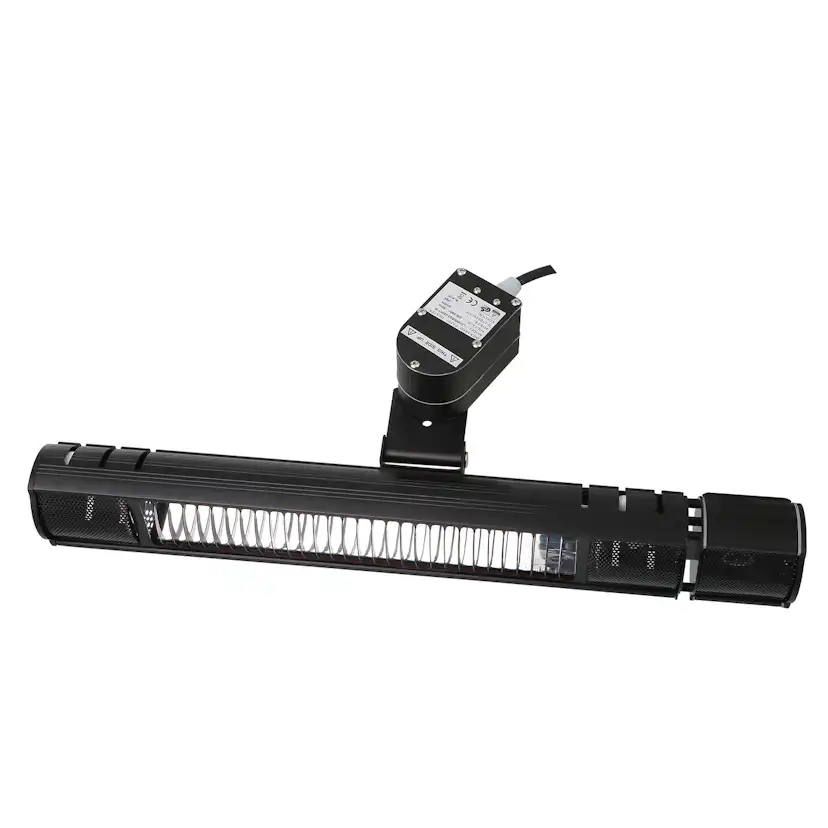 Terassvärmare Heat1 2000W Svart Med Svängning