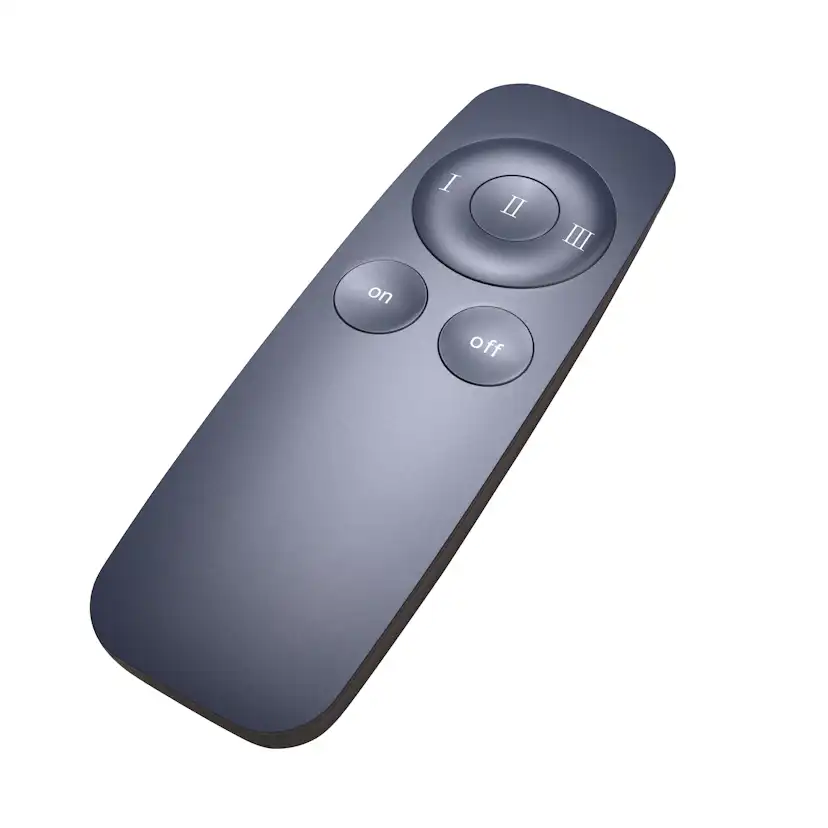 Infravärmare HEAT1 ECO High-line 3x670W Terrassvärmare för Parasol, Svart Aluminium