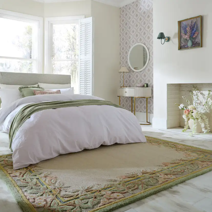 Rektangulär Matta Flair Rugs Verona Floral Wool
