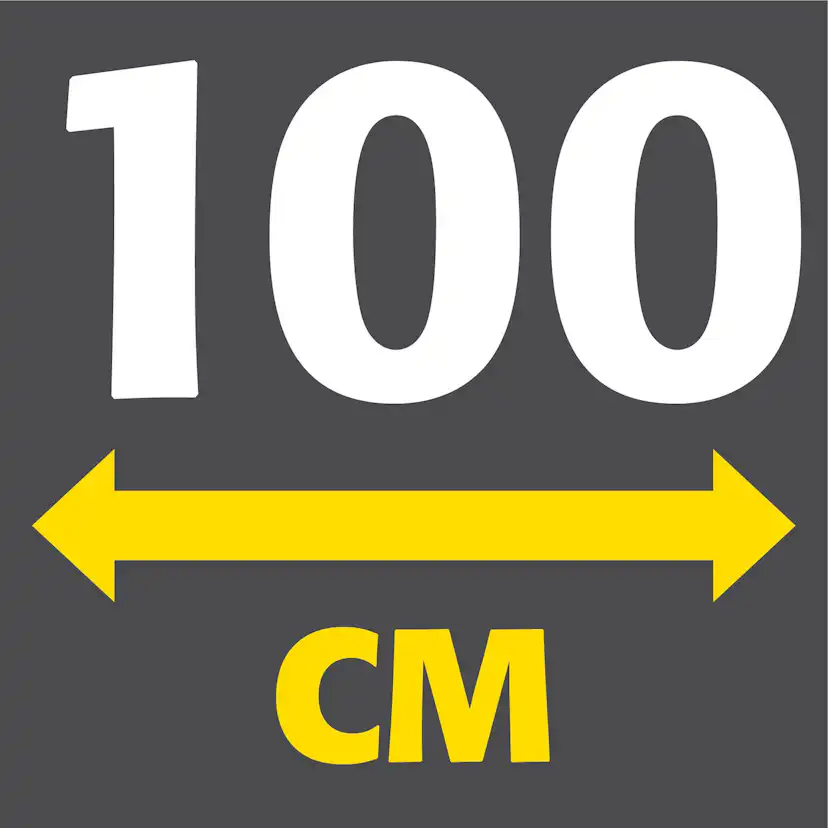 Torkställning Juwel Vägghängd & Hopfällbar 100 cm Stål Silver