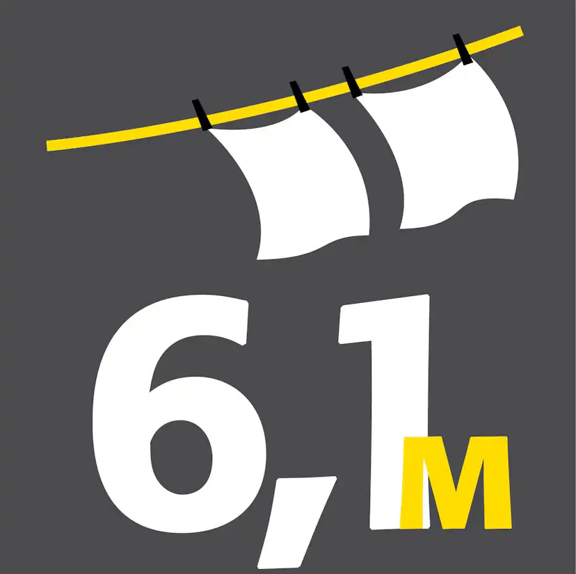 Torkställning Juwel Artdry Väggmonterad & Hopfällbar 100 cm Vit Stål