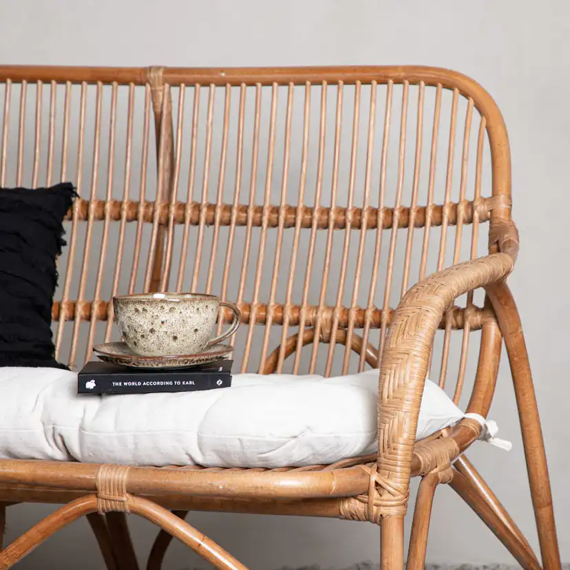 Rottingsoffa Venture Home Nella, Naturfärgad Utesoffa