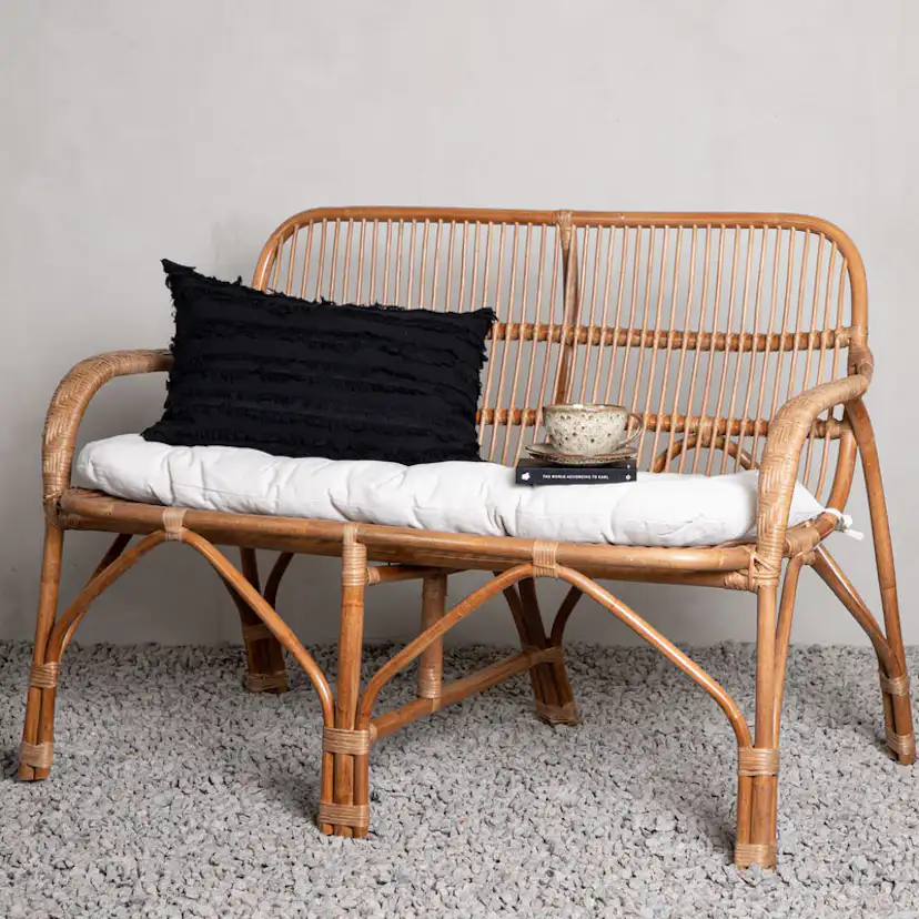 Rottingsoffa Venture Home Nella, Naturfärgad Utesoffa