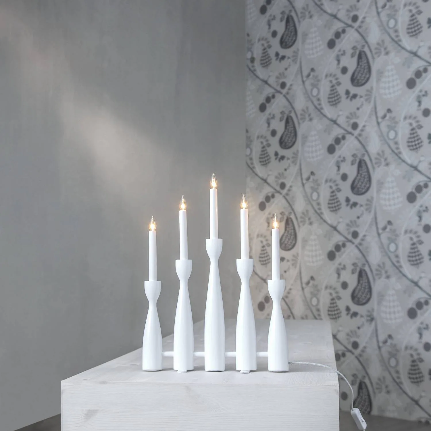 Adventsljusstake Star Trading Midja 2.0 5 Ljus