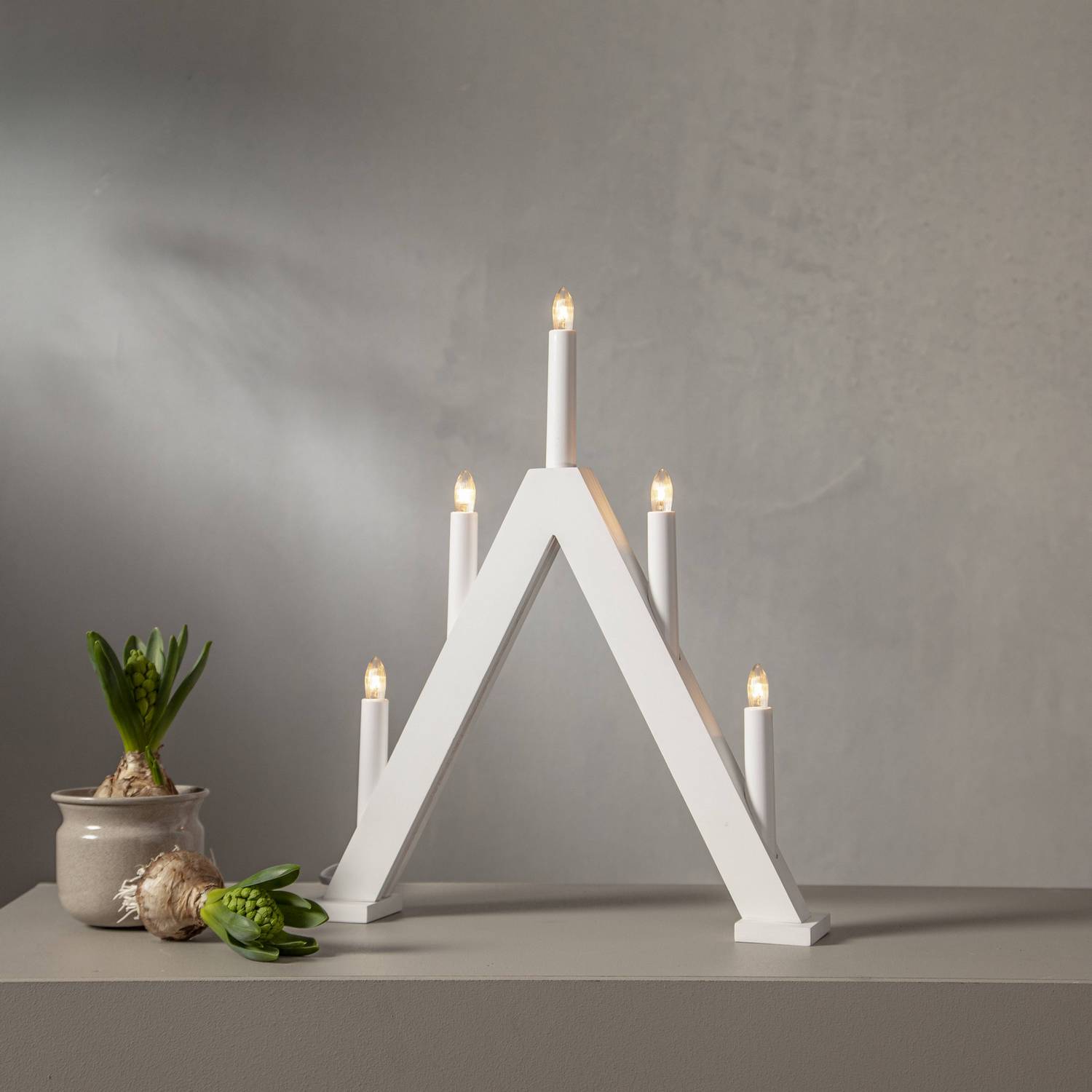 Adventsljusstake Star Trading Albo 5 Ljus