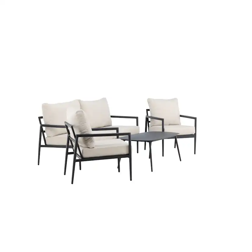 Loungeset Venture Home Taromina Soffgrupp Utomhus i Aluminium