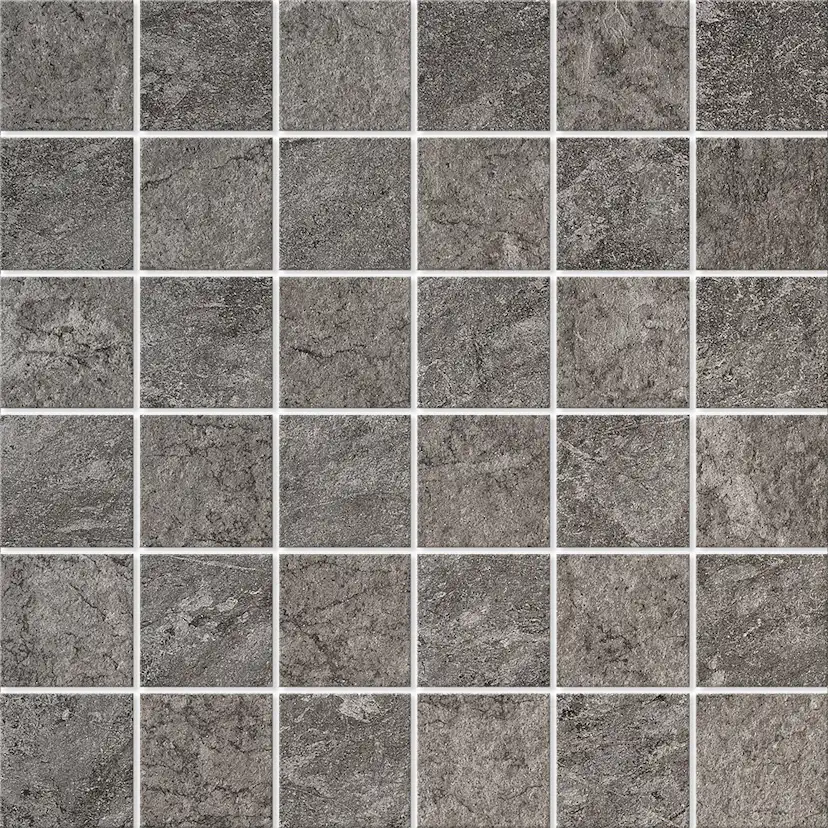 Klinker Bricmate D0505 Quartzit Grey 5x5 cm