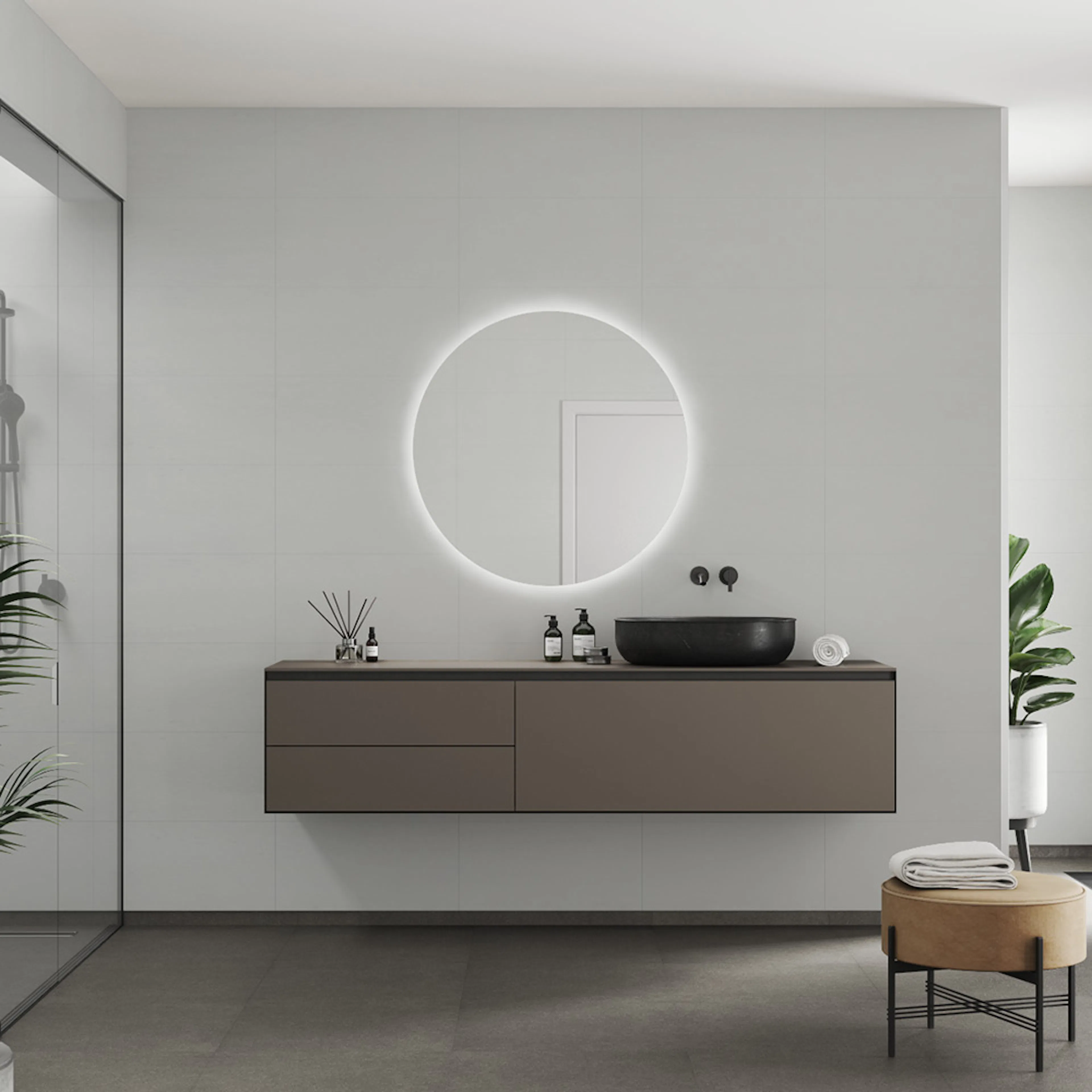 Våtrumsskiva Fibo 2145-TM6030 S Grey Cement 10x620x2720 mm