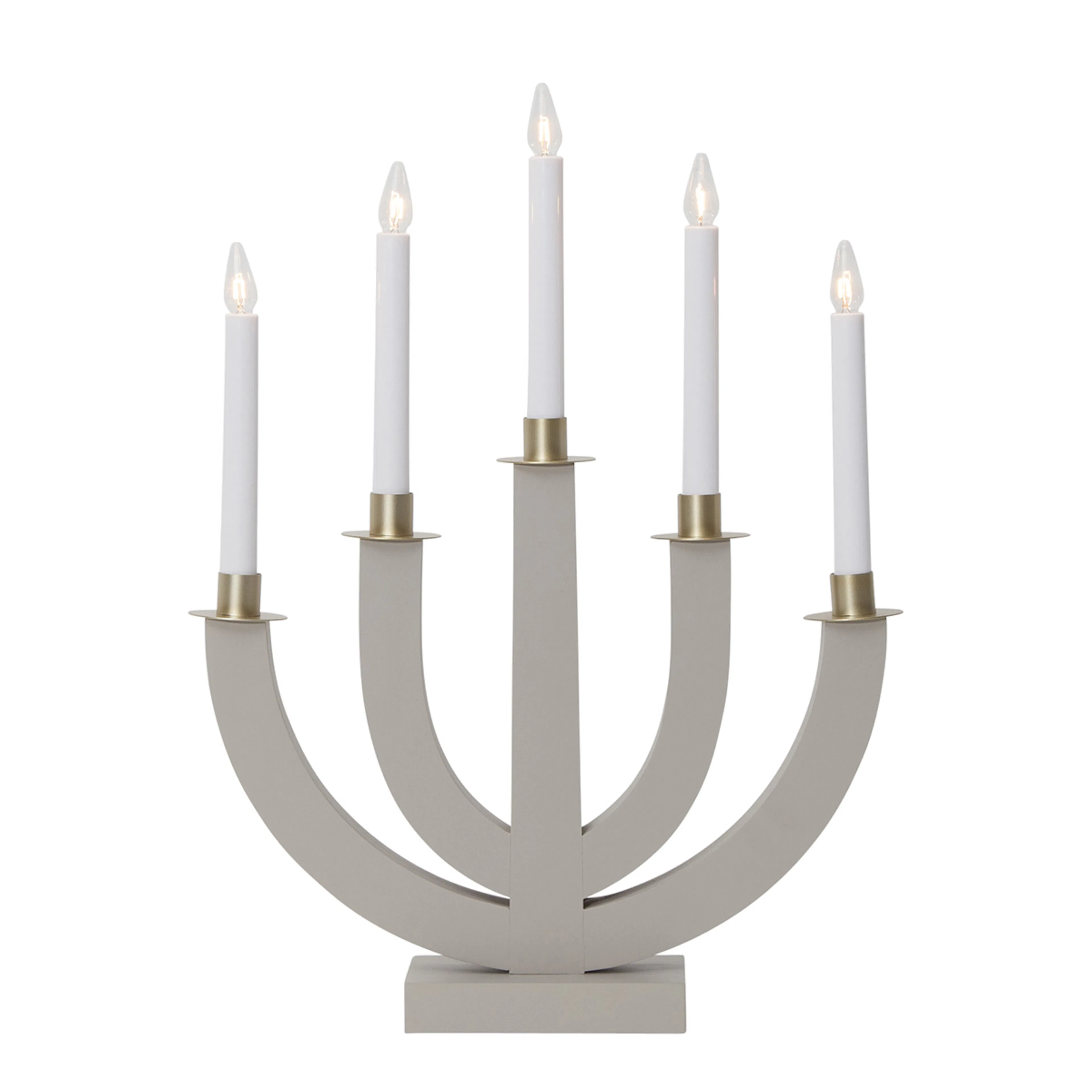 Ljusstake Star Trading Eli 5-armad Adventsljusstake