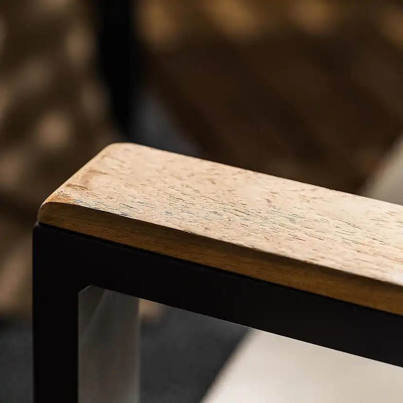 Loungegrupp deNoord Aspvik Soffgrupp Svart med Beige dynor