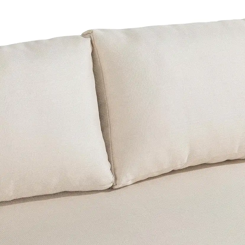 Loungegrupp deNoord Aspvik Soffgrupp Svart med Beige dynor