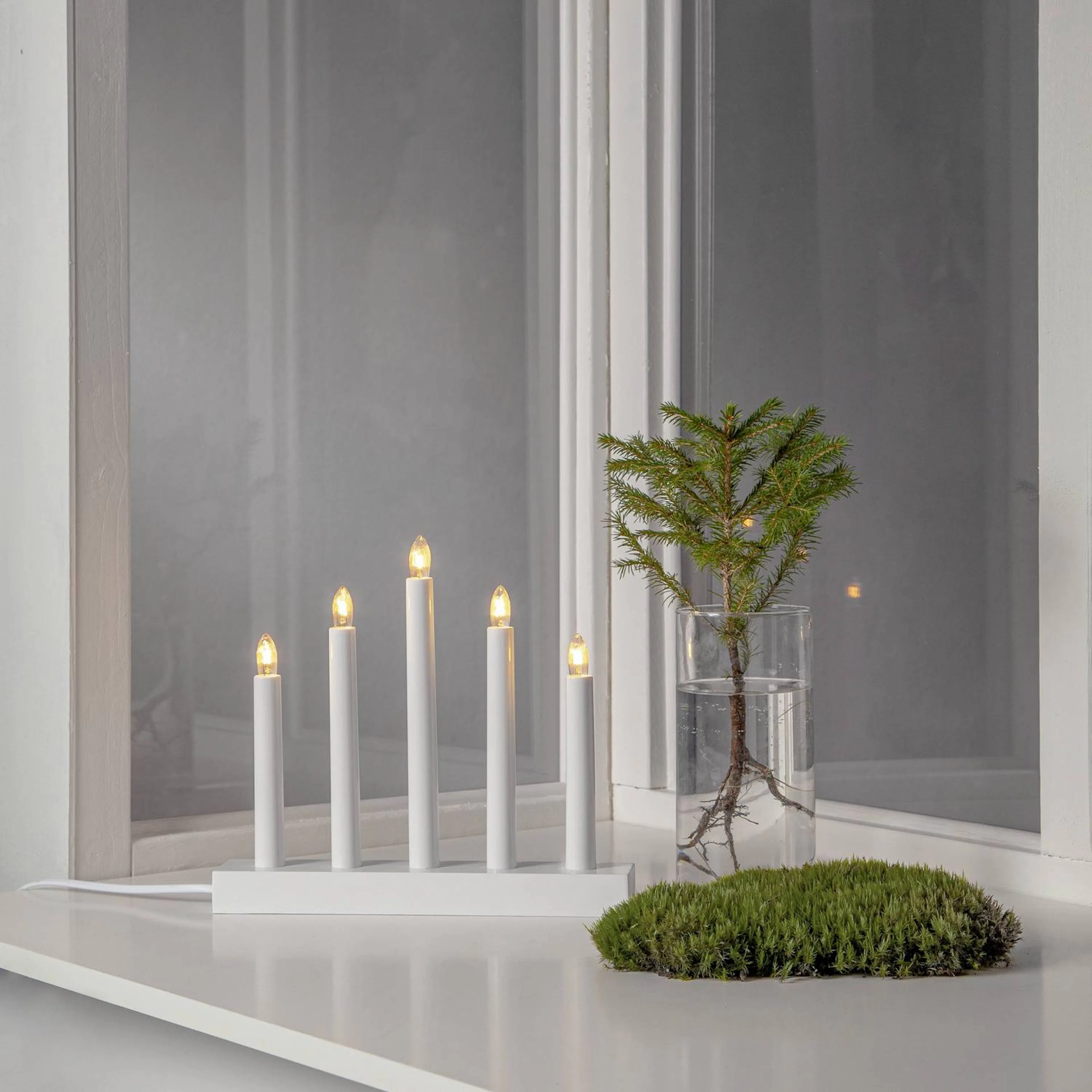 Adventsljusstake Star Trading Inez 5 Ljus FCS