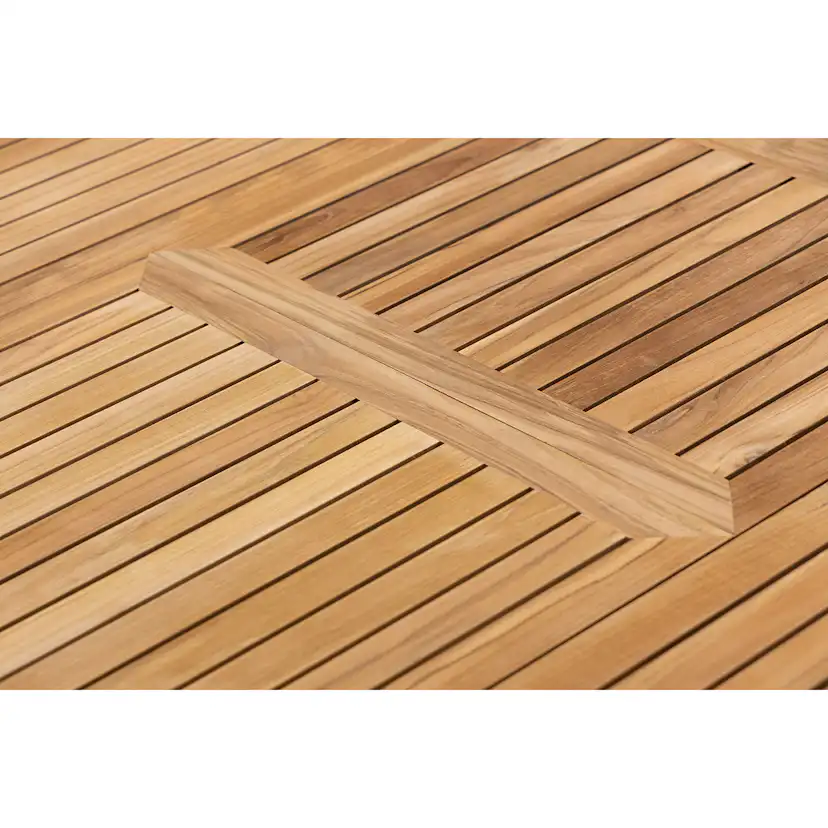 Trädgårdsgrupp deNoord Las Vegas Matgrupp Utomhus 220-280 cm + 8 Oliver Matstol