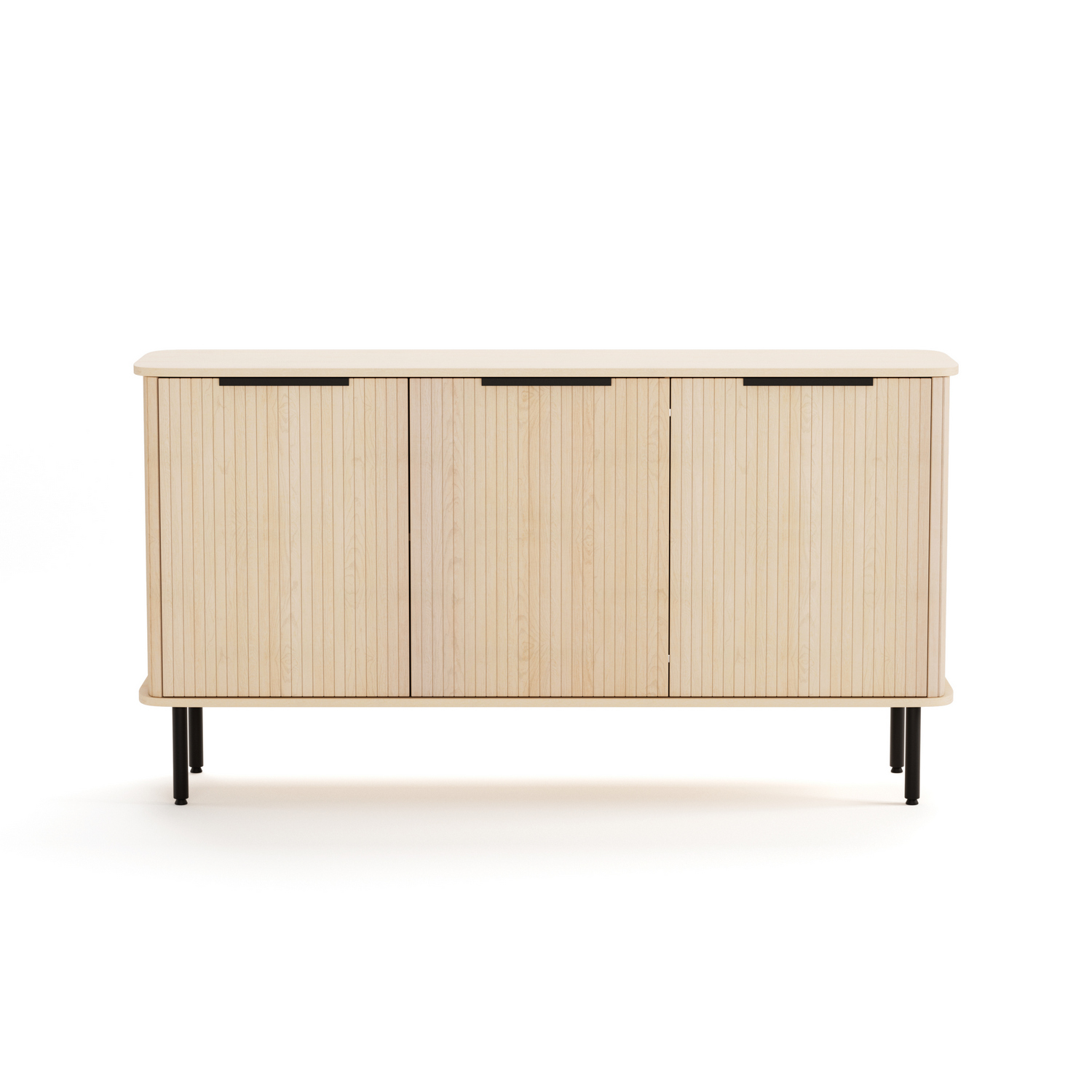 Sideboard Bark Kopparbo Ribbad med Förvaring 160cm