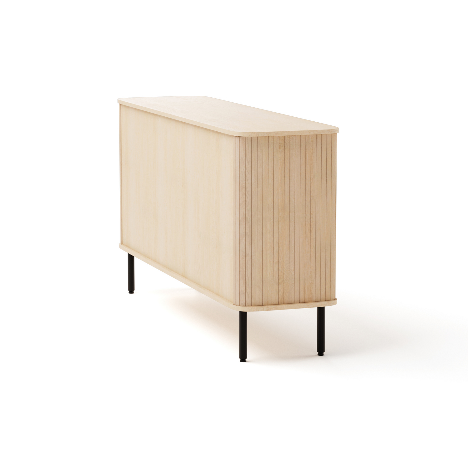 Sideboard Bark Kopparbo Ribbad med Förvaring 160cm