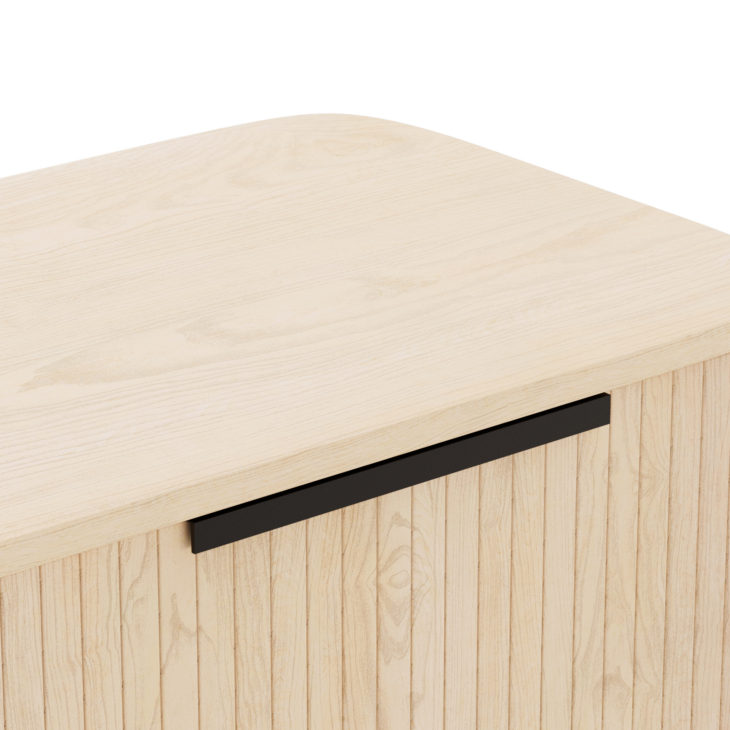 Sideboard Bark Kopparbo Ribbad med Förvaring 160cm