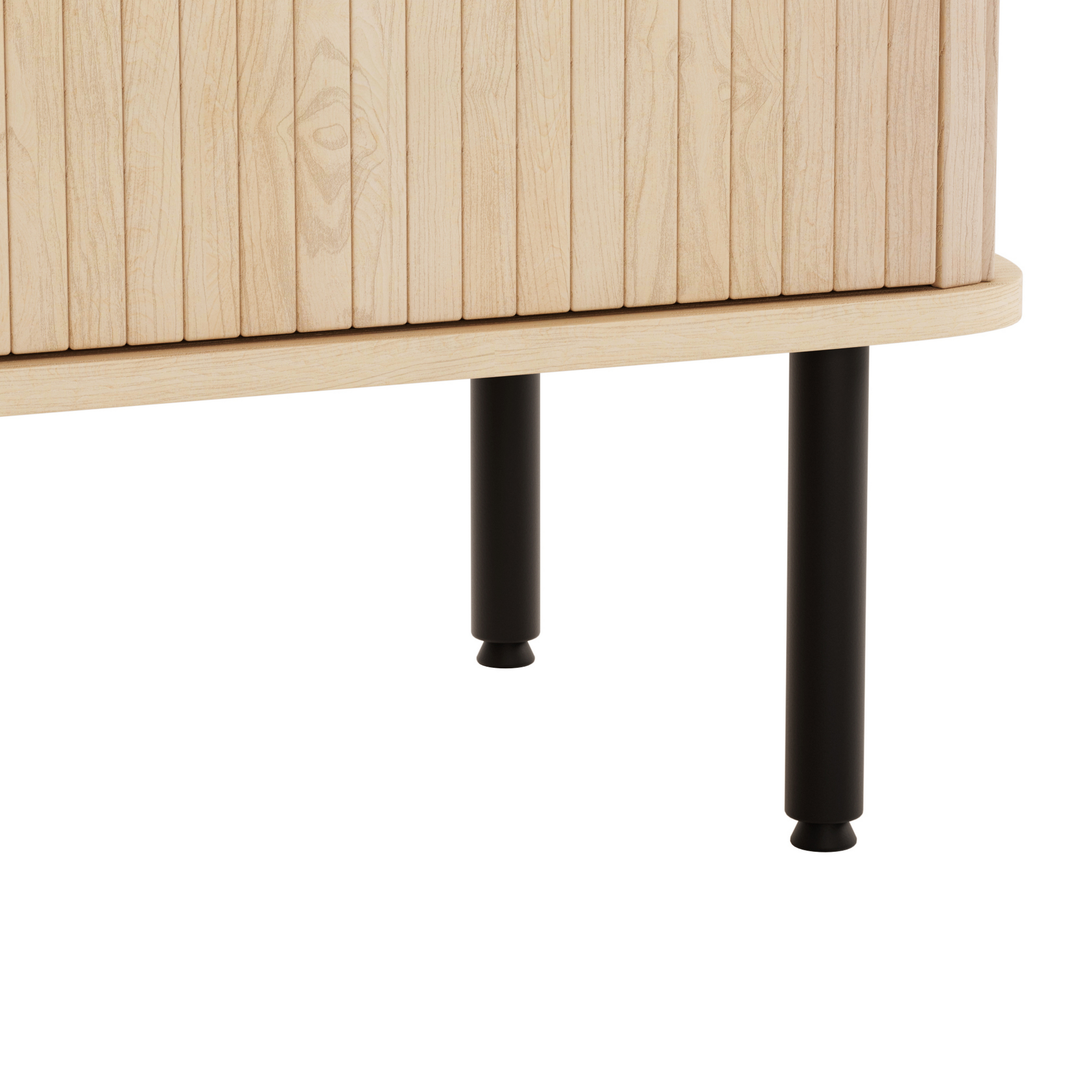 Sideboard Bark Kopparbo Ribbad med Förvaring 160cm