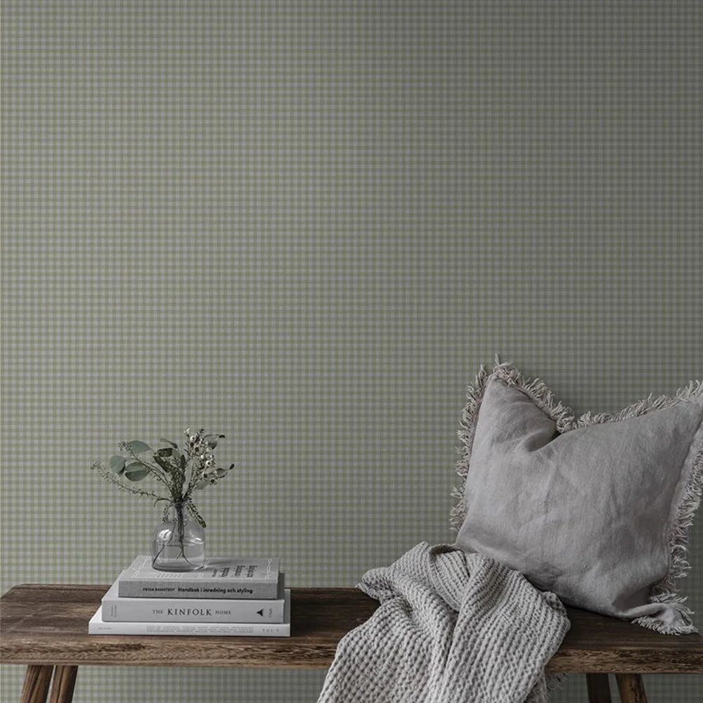 Tapet Duro Lotta 224-05 QuickUp, Enfärgad Grön