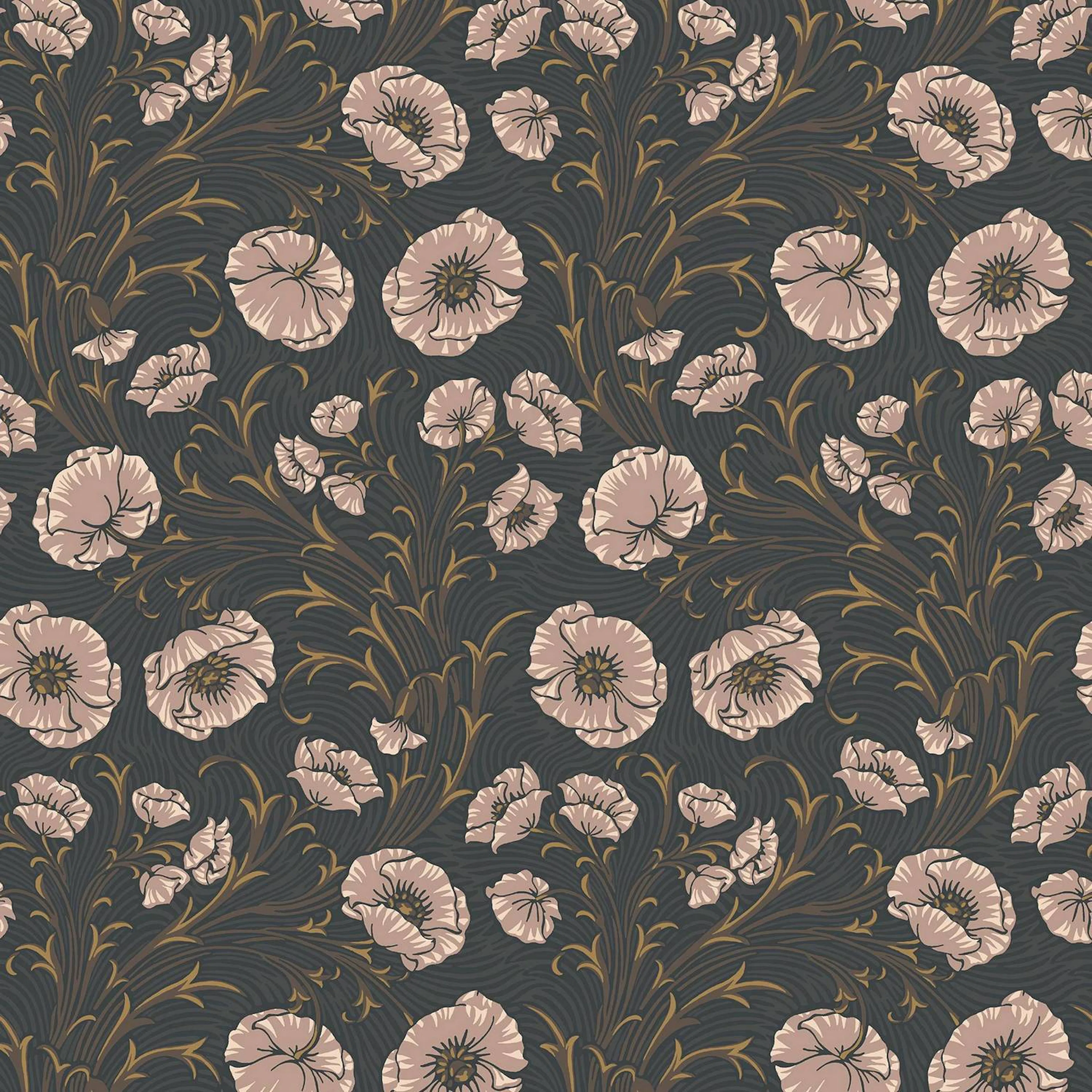 Tapet Boråstapeter Poppy Flow 2268