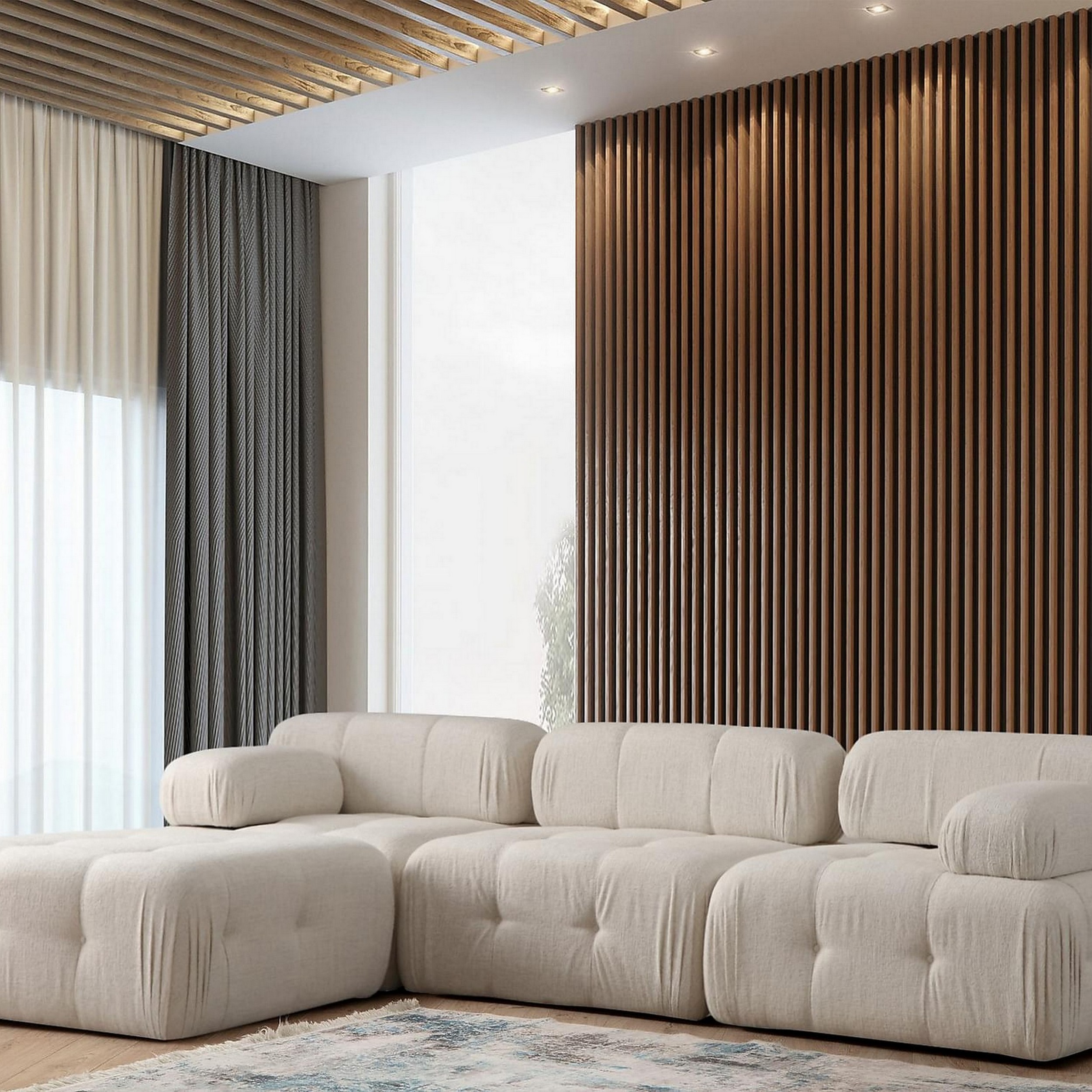 Divansoffa Andrarum Bengul Bubblig 3-sits