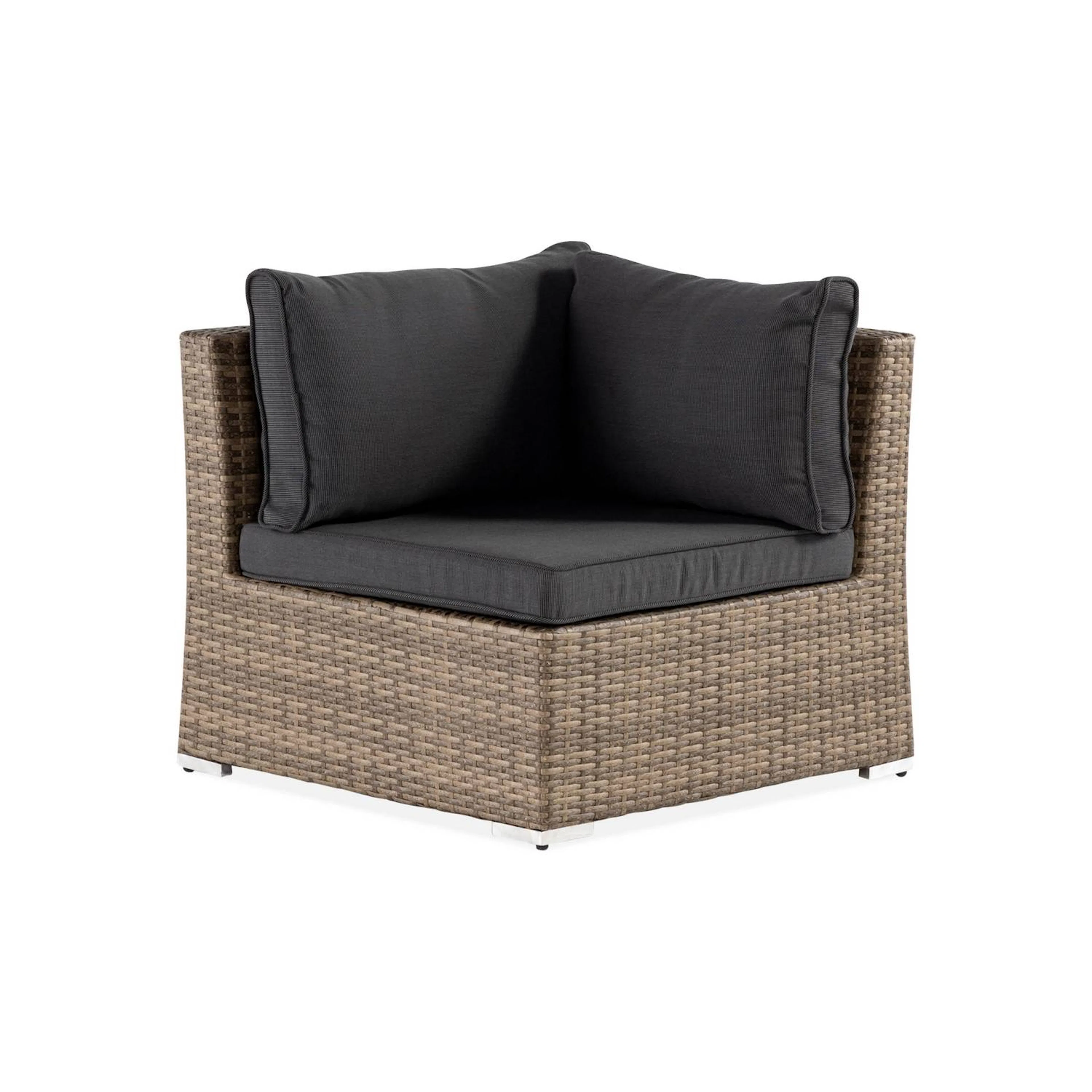 Hörnmodul Comfort Garden Wisconsin Premium Utomhus i Konstrotting