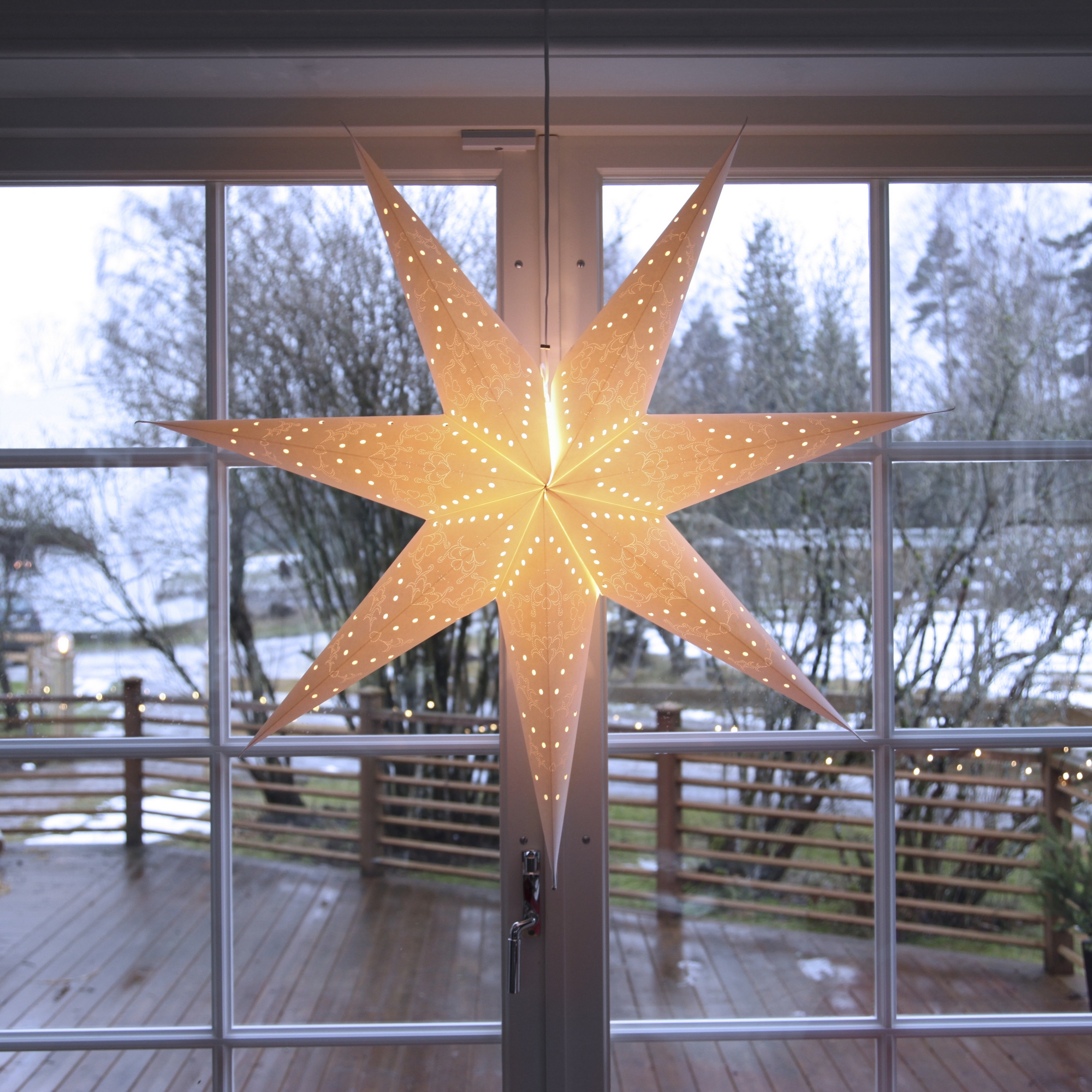 Adventsstjärna Star Trading Sensy Hängande